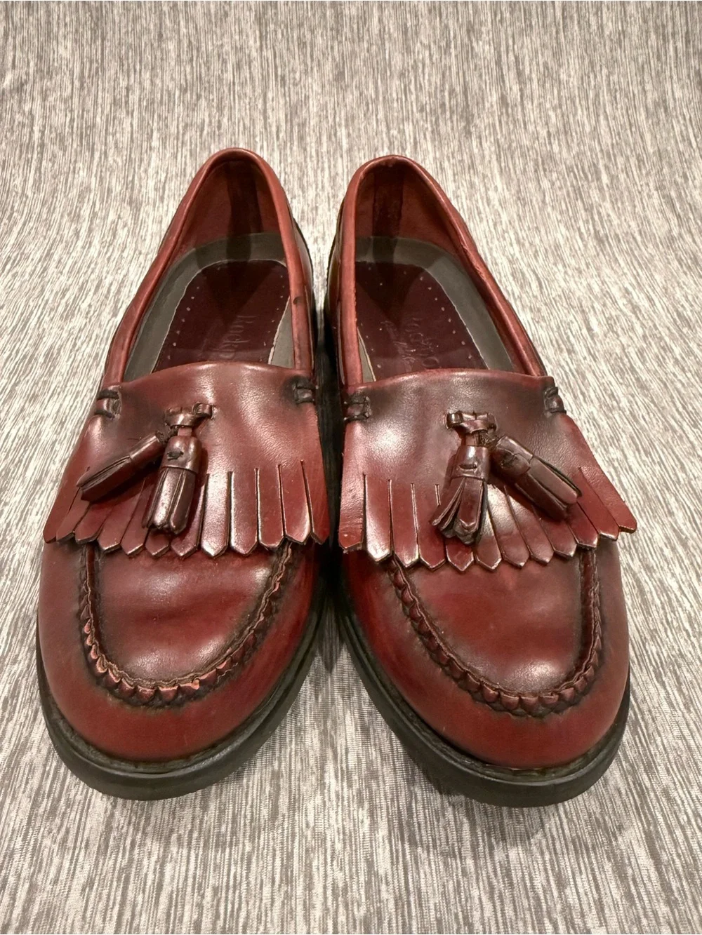Rockport Men's Tassel Loafers in Deep Burgundy